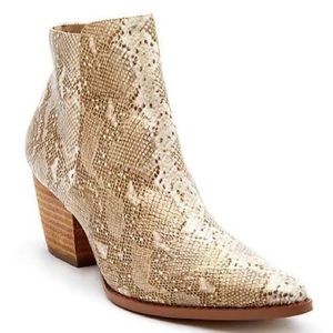 Coconuts By Matisse Astoria Shoes | Snake Skin Boots / Booties Size 8